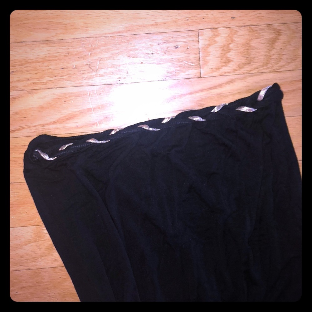 Black Strapless Romper - Picture 2 of 5